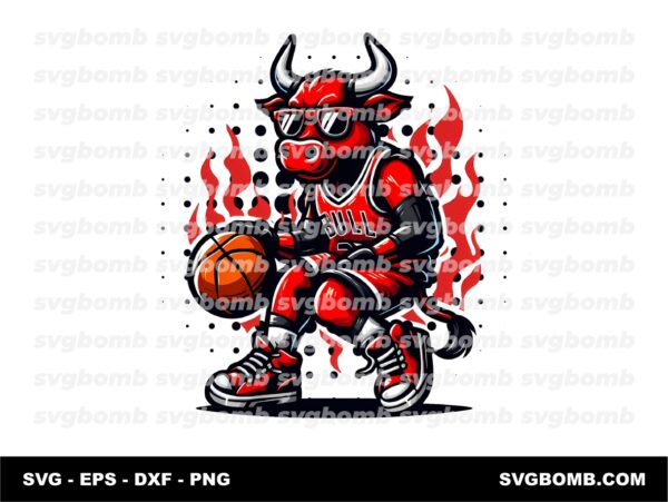 Chicago Bulls Mascot Fun Design