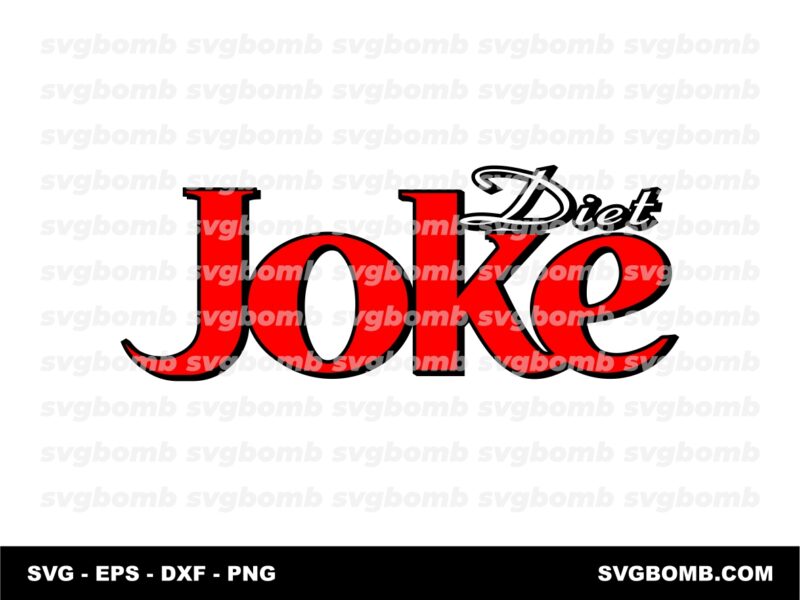 Diet Coke Sticker Files Download (SVG, PNG, EPS, DXF)
