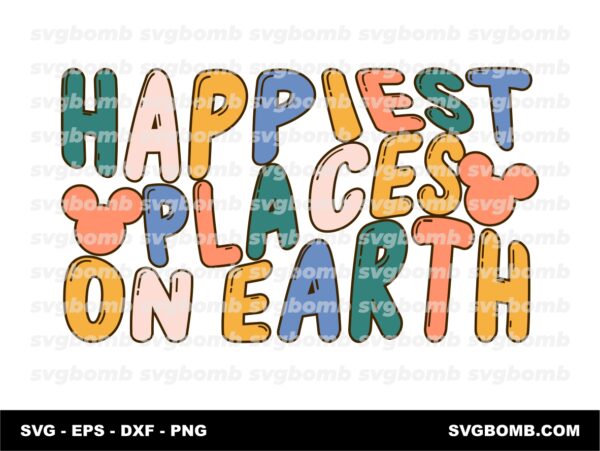 Happiest Places On Earth Fun Design