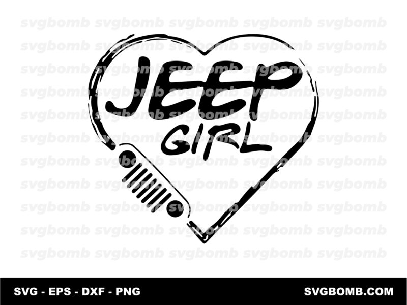 Jeep Girls SVG for Cutting Files
