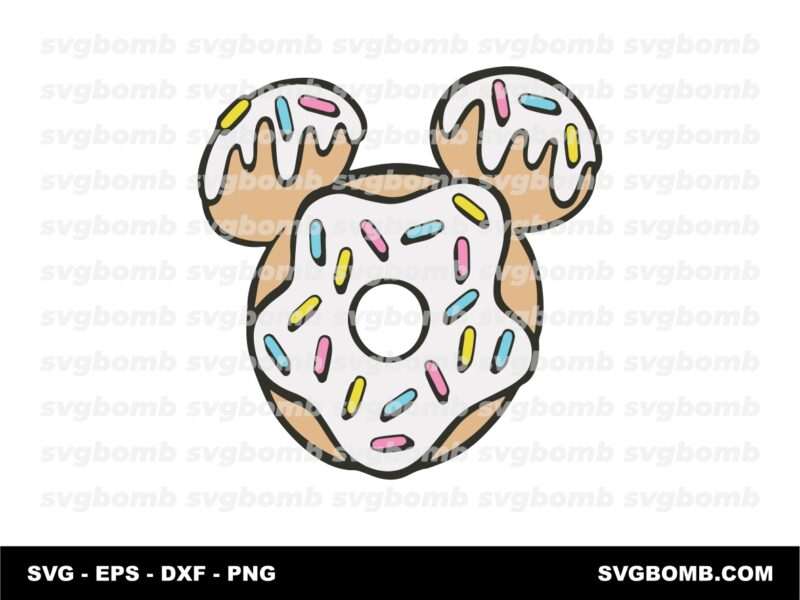 Mickey Mouse Donut Head Download