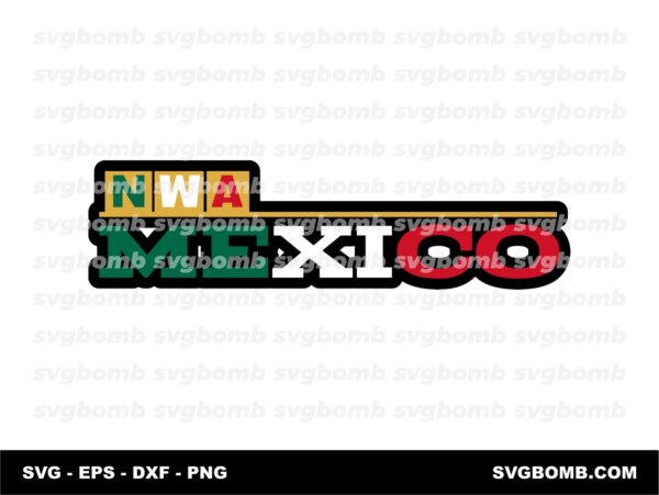 NWA Mexico Logo Cut Files Vector SVG