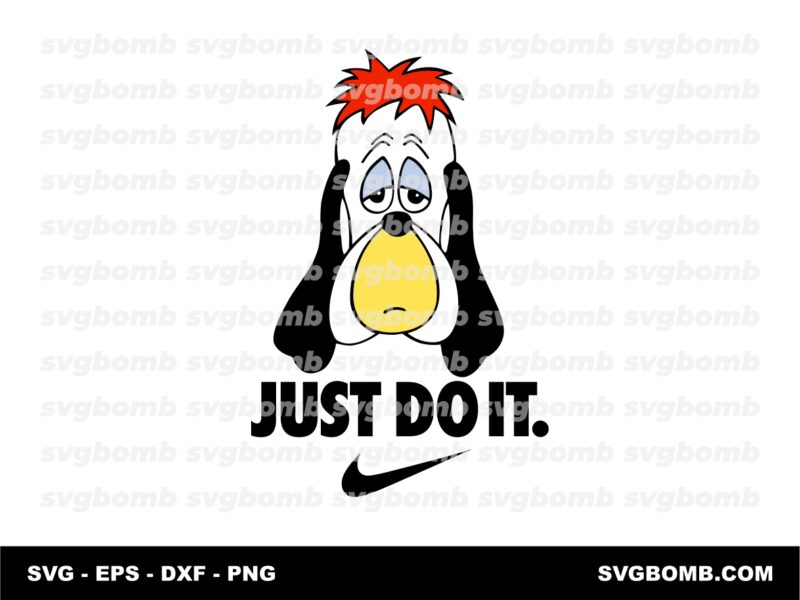 Nike Droopy Fun Design PNG SVG EPS DXF