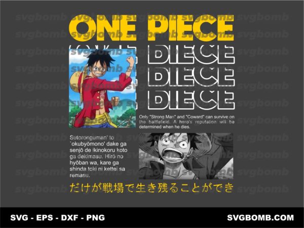 One Piece DTF Design Download