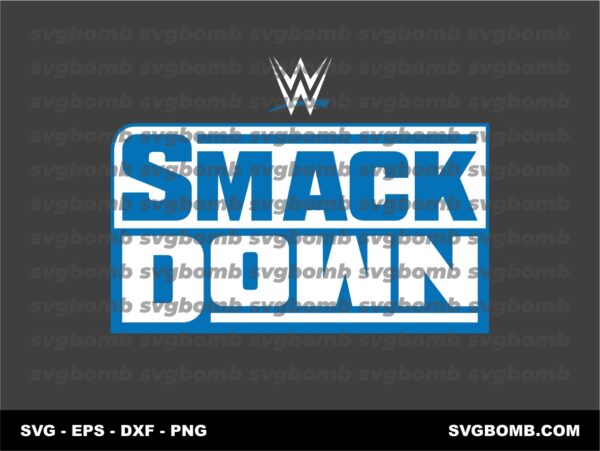 Smack Down Logo SVG Files Layered