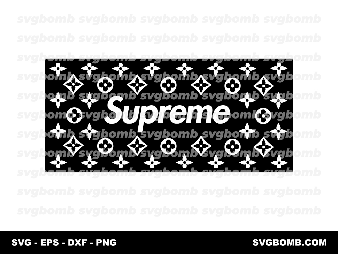 Supreme Louis pattern Download (SVG, EPS, PNG, DXF)