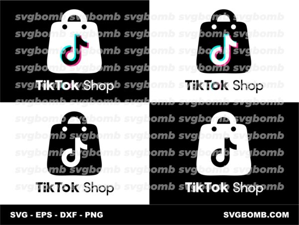 Tiktok Shop Logo Bundle SVG
