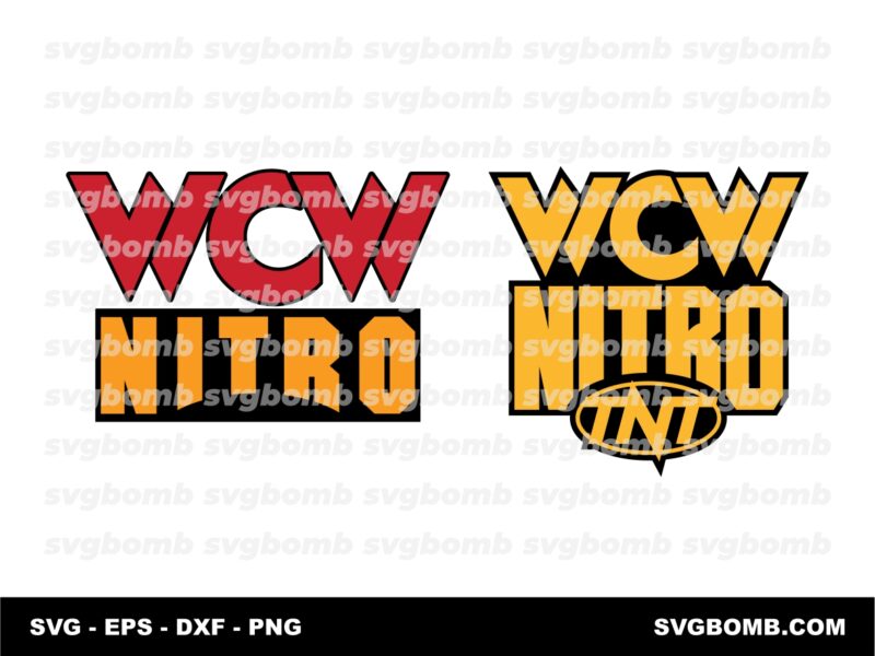 WCW Nitro Cut Files SVG PNG EPS