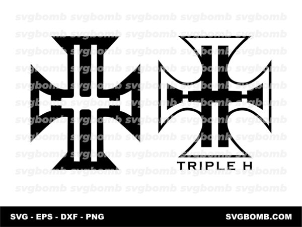 WWE Triple H HHH Logo SVG Download