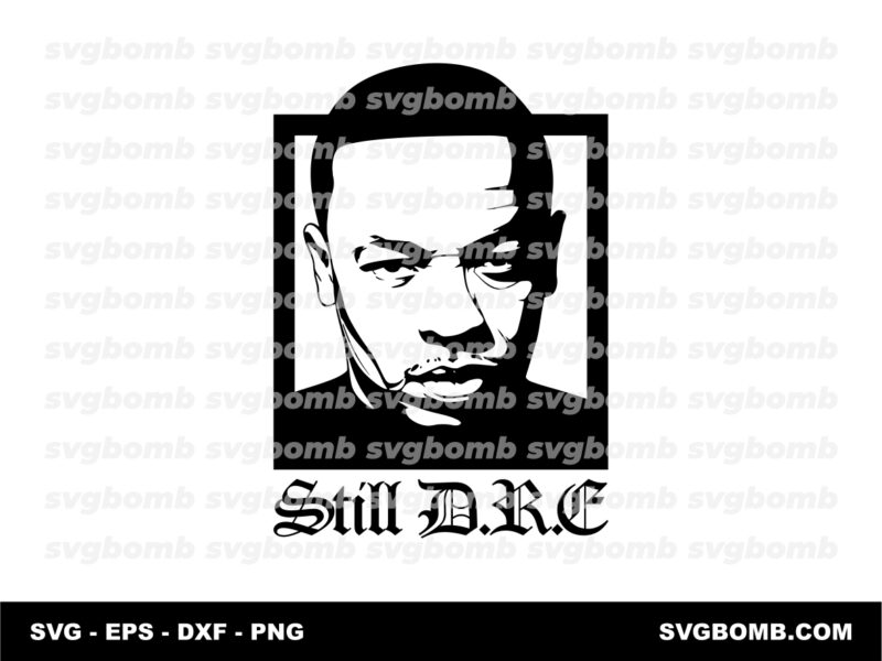 Dr Dre Still D.R.E SVG Illustration Vector