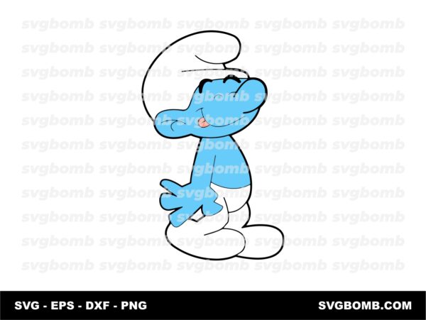 Grouchy Smurf SVG