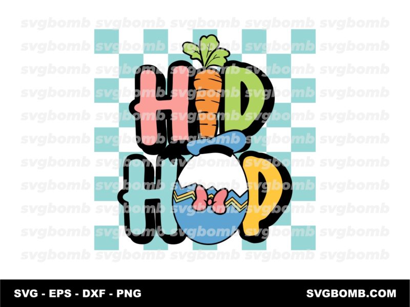 Hip Hop Svg Happy Easter Day Donald Duck