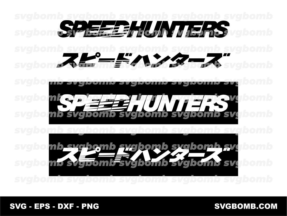 JDM Speedhunter SVG Vector Files
