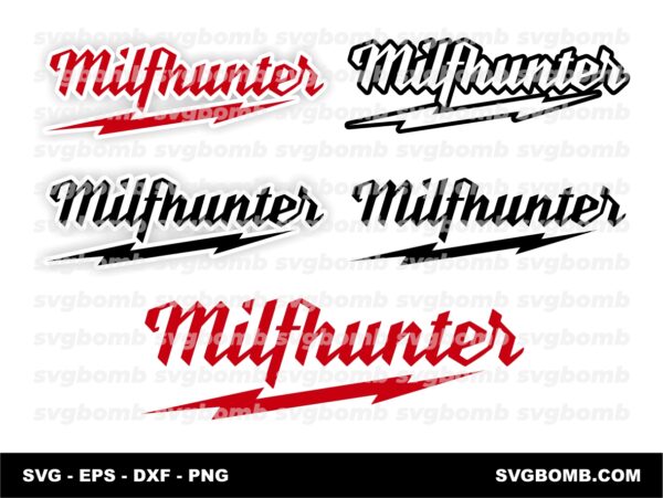 Milfhunter (SVG, DXF, PNG, EPS)