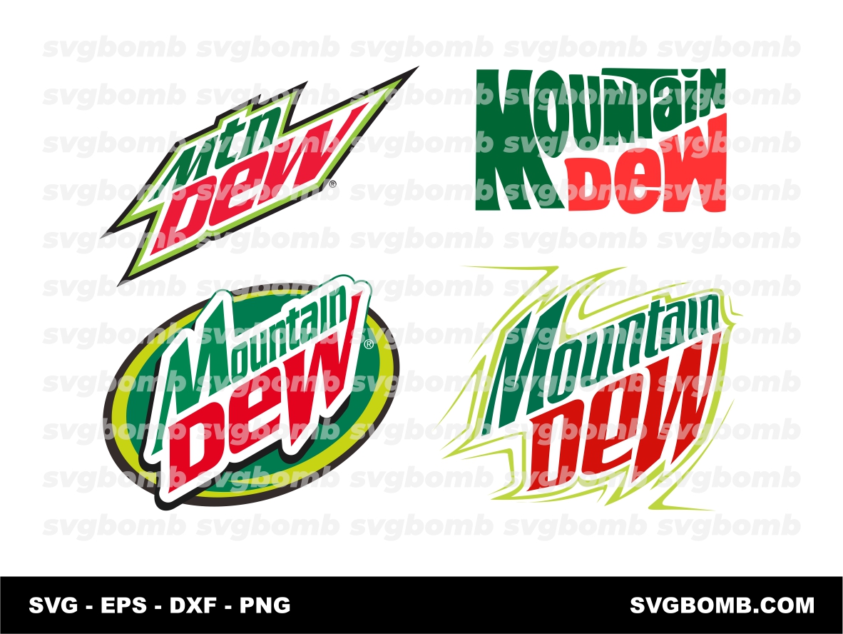 Mountain Dew Logo (SVG, PNG, EPS, DXF)