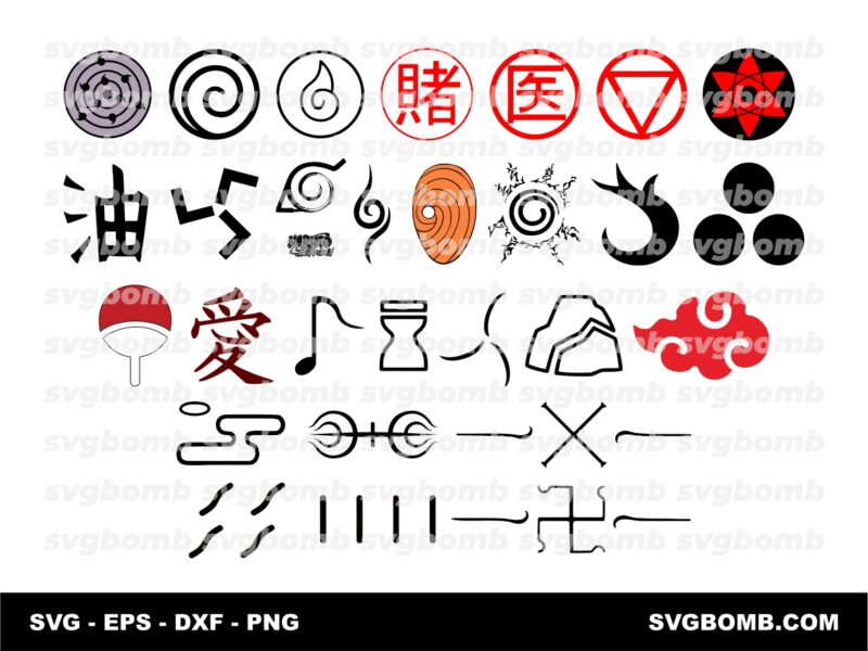 Naruto Clans Symbol Logo SVG PNG EPS DXF