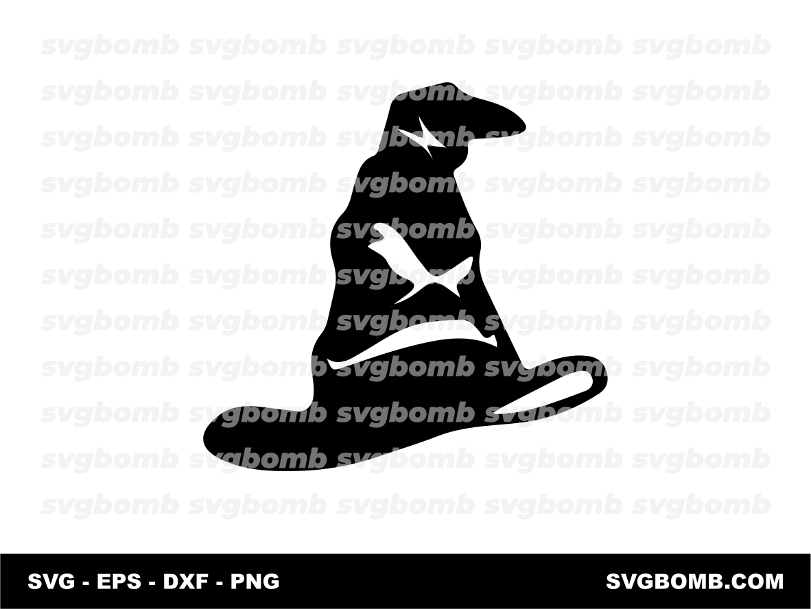 Sorting Hat SVG PNG DXF