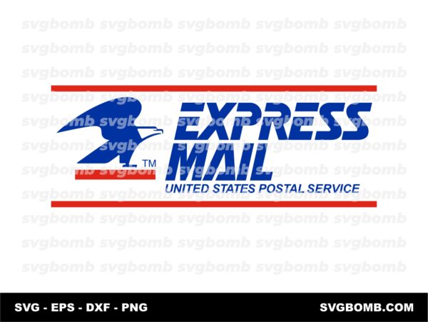 USPS Express Mail Logo SVG