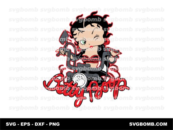 Betty Boop SVG, EPS Vector, PNG