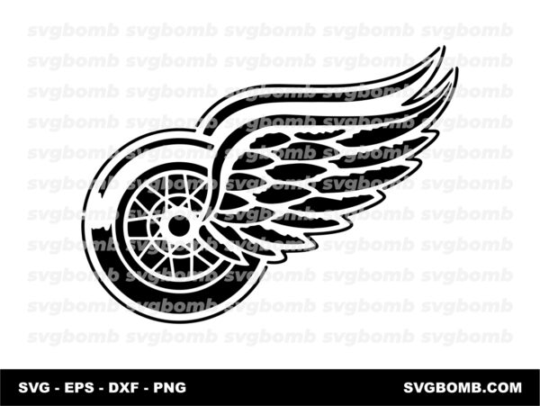 Detroit Reds Wings Laser Cutting File CNC Xtools