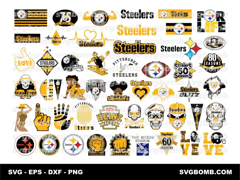 Pittsburgh Steelers SVG, PNG, EPS, DXF