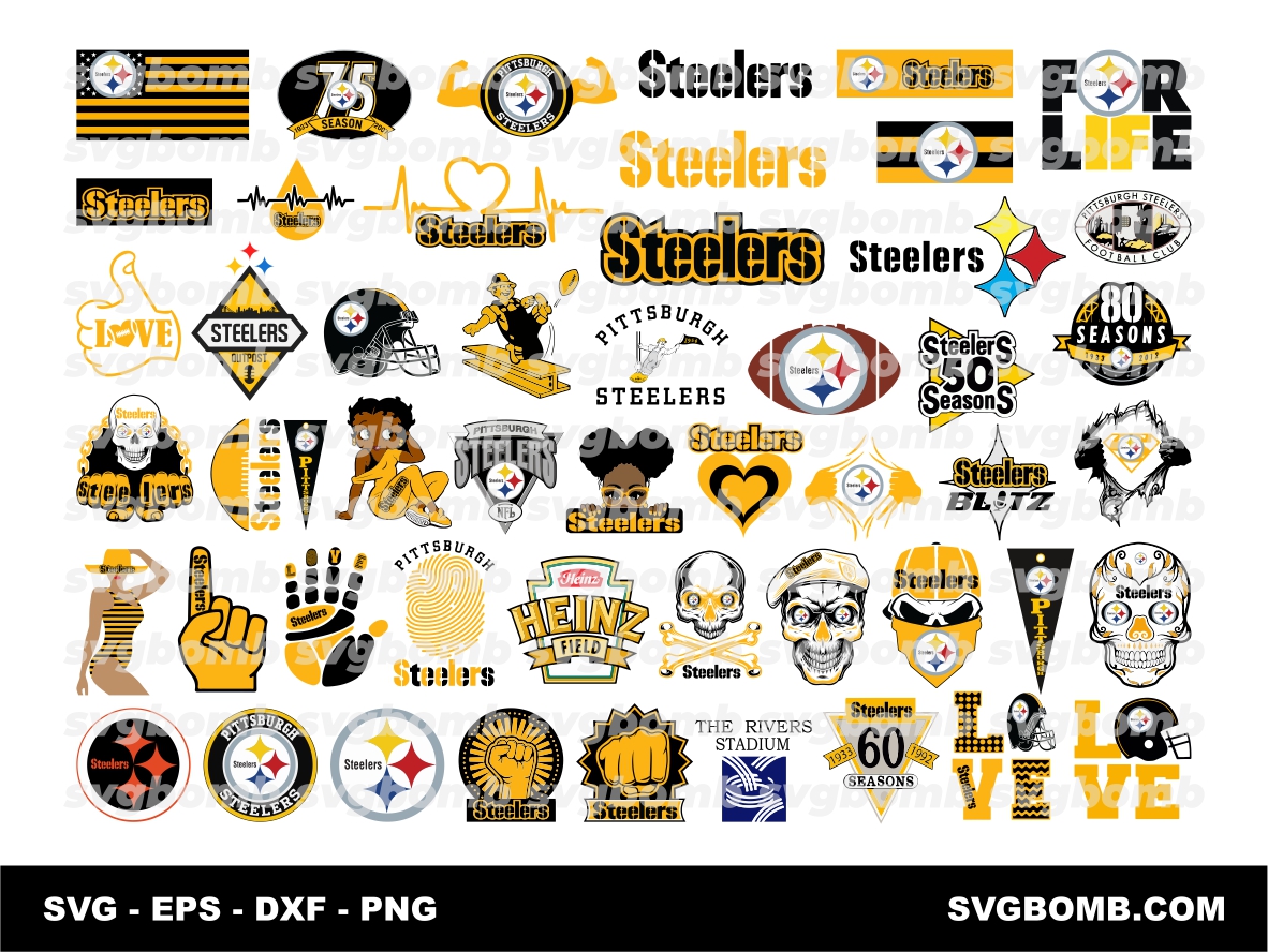 Pittsburgh Steelers SVG, PNG, EPS, DXF