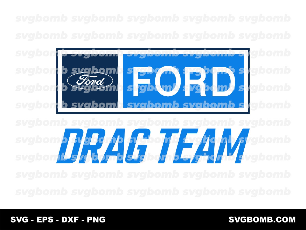 Ford Drag Team Logo SVG Vector