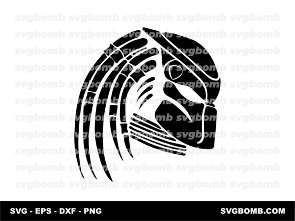 Predator Head Vector PNG