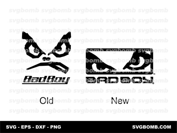 Bad Boy Logo SVG Vector Old and New Version