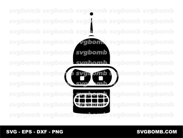 Cartoon Robot SVG Cut Files