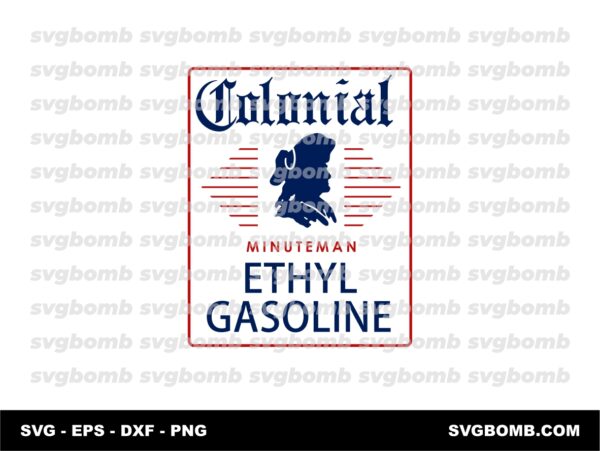 Colonial Minuteman Gasoline SVG