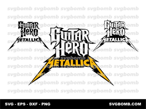 Guitar Hero Metallica Logo SVG