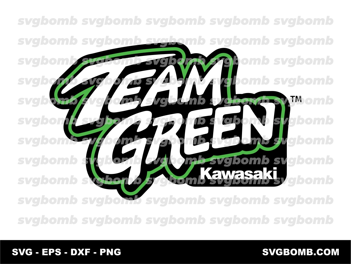 Kawasaki Team Green SVG