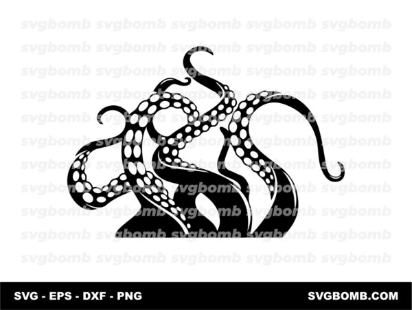 Octopus Tentacles SVG Octopus SVG Tentacle Vector