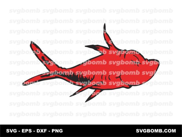 Red Fish Dr Seuss SVG