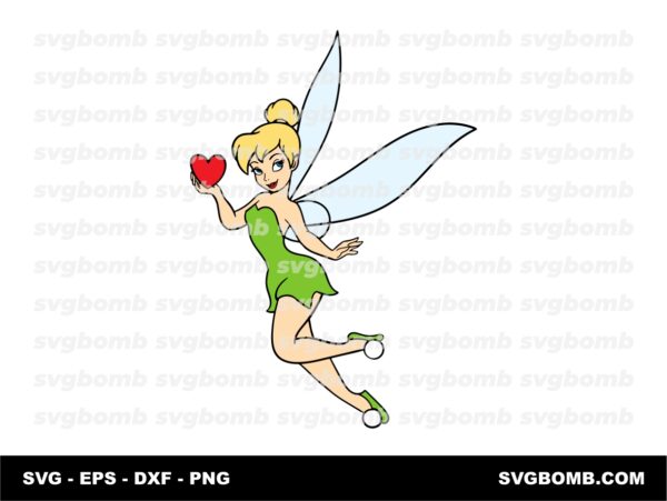 Tinkerbell SVG Layered Vector