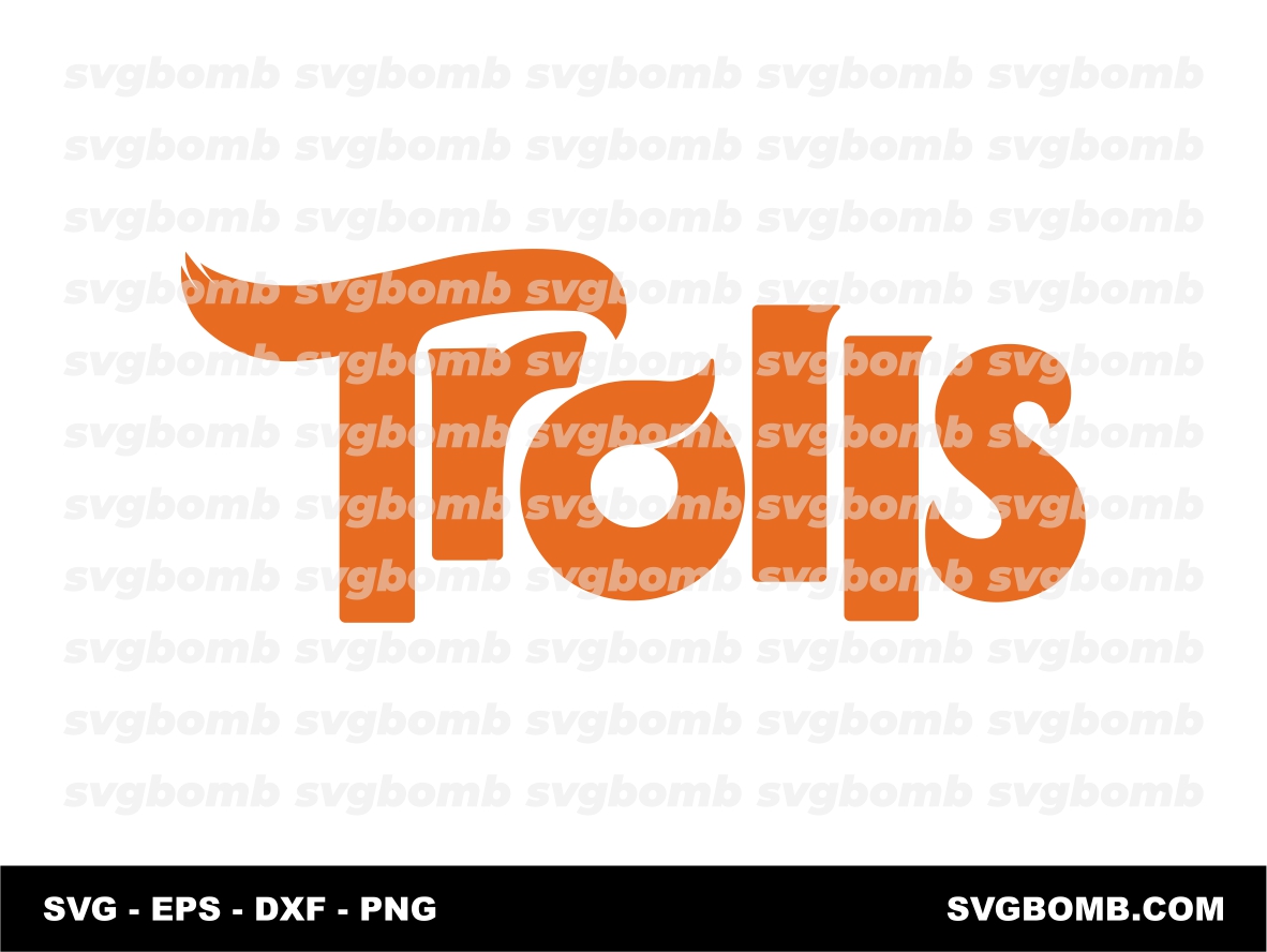 Trolls Logo SVG | svgbomb