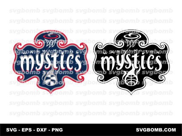 WNBA Washington Mystics Logo SVG Cricut PNG DXF EPS