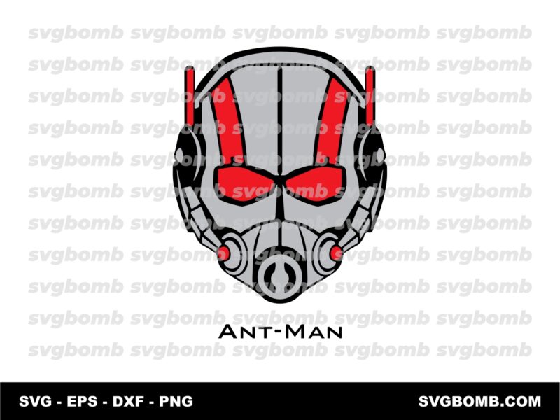 Ant Man Face Mask SVG Download