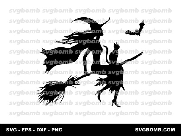 Witch Halloween SVG Download Free for Membership