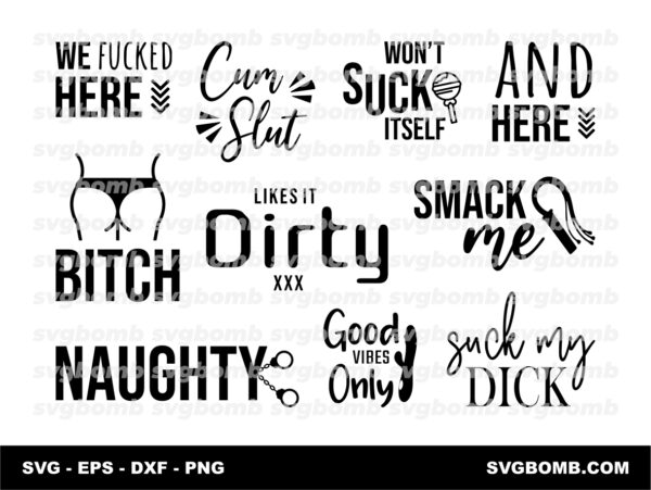 Adult Funny SVG File PNG EPS Download