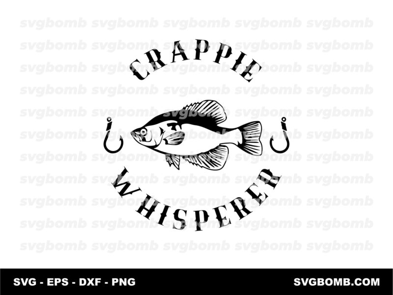 Fishing Crappie Whisperer SVG