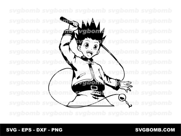 Gon Freecss Hunter x Hunter SVG anime Vector