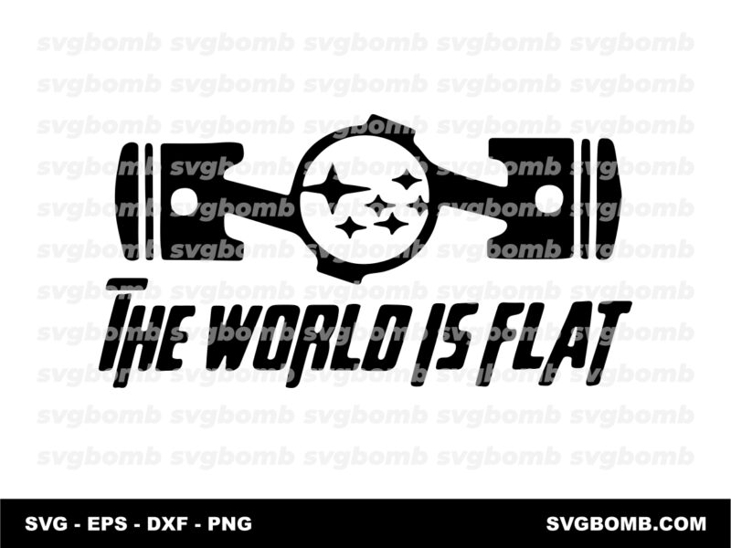 The World Is Flat SVG