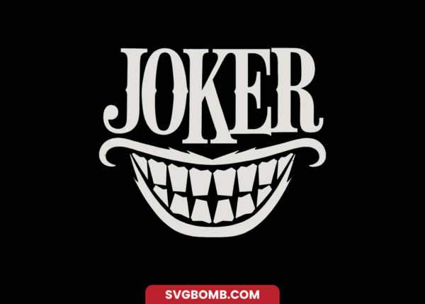 Joker Smile SVG