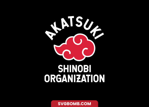 Naruto Shippuden Akatsuki Shinobi Organization SVG