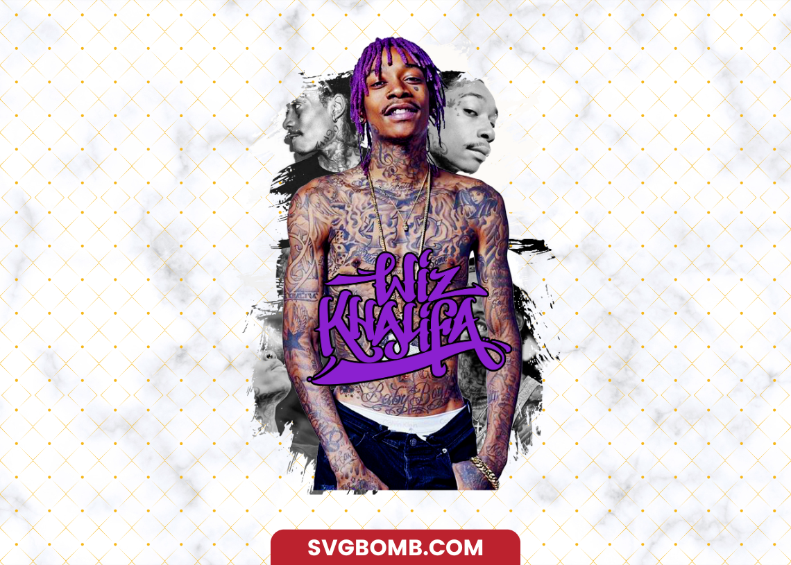 Wiz Khalifa PNG T-Shirt Design