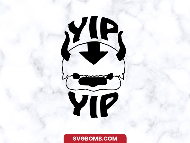 Avatar The Last Airbender Yip Yip SVG