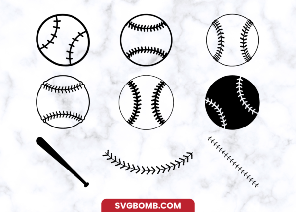 Baseball SVG Cricut Bundle