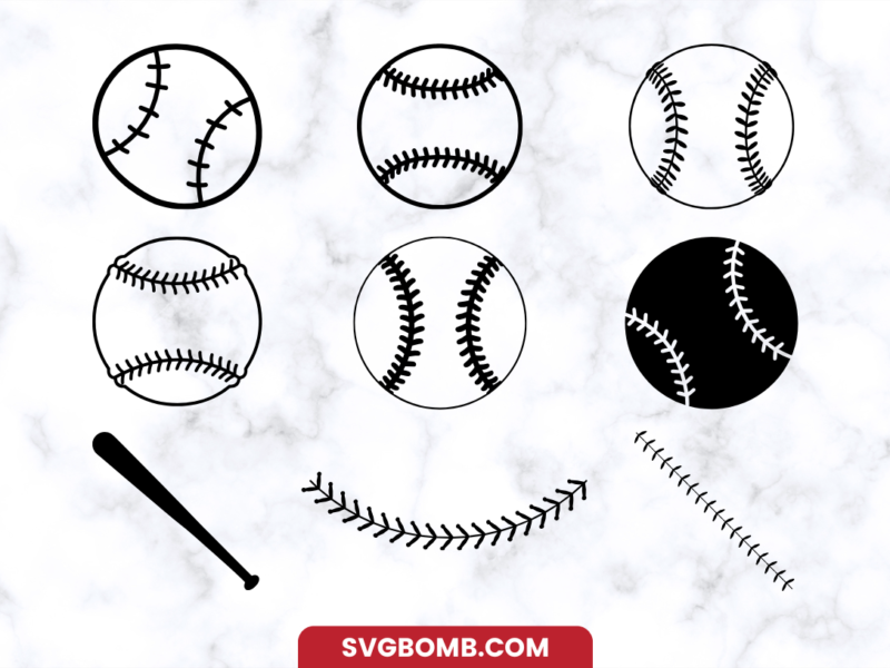 Home svgbomb Baseball SVG Cricut Bundle